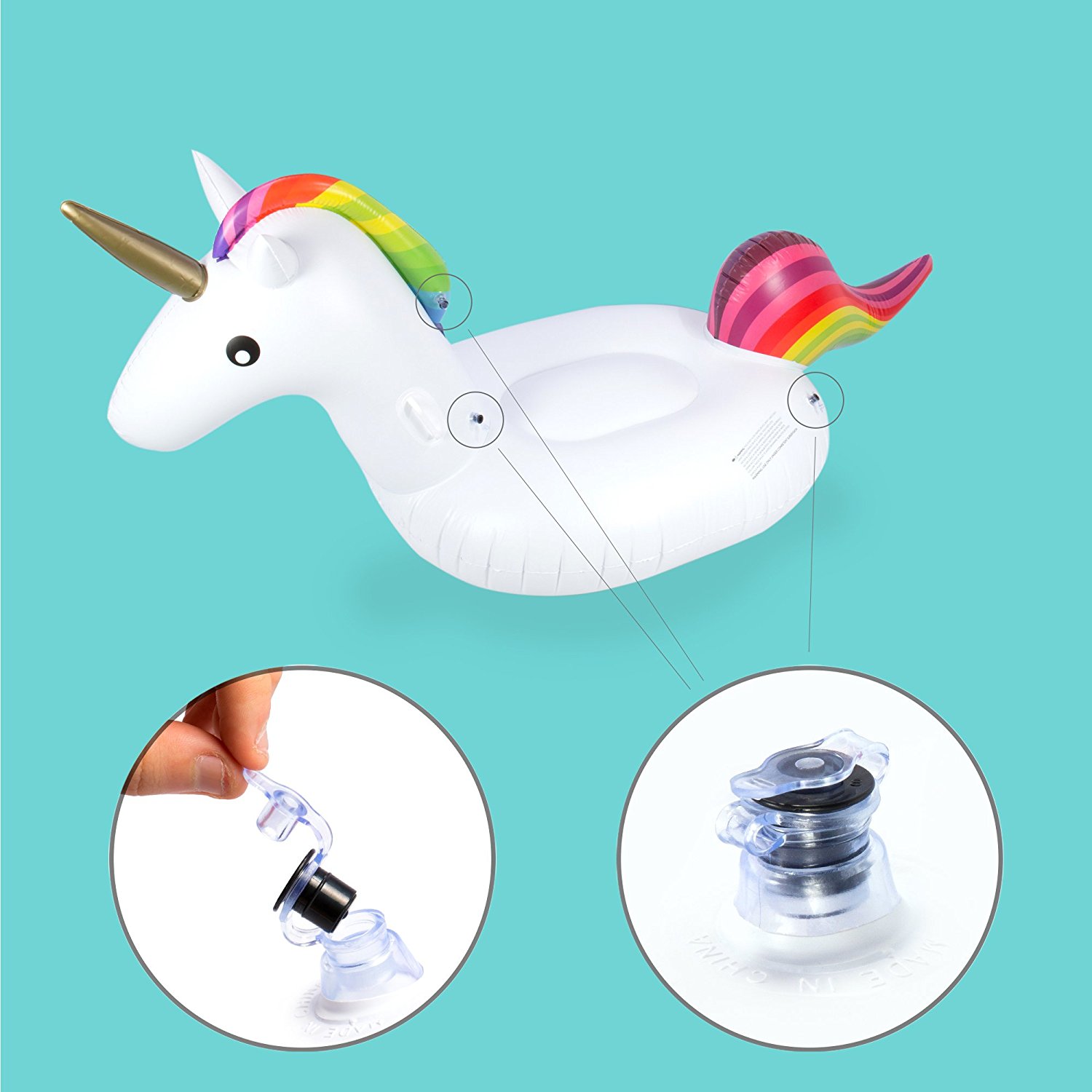 Inflatable small unicorn